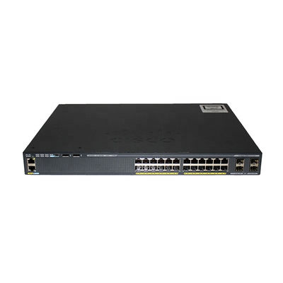 WS-C2960X-24PD-L 24-poorts netwerkswitch Ethernet-switch 24xGE PoE 370W 2x10G