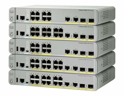 WS-C3560CX-12TC-S Ethernet-switch voor netwerkverwerking 3560-CX Poe-switch met 12 poorten