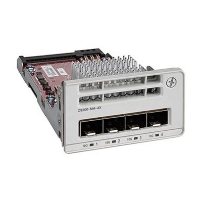 C9200-NM-4X= SFP-zendontvangermodule C9200-NM-4X Katalysator 9200 4x10G netwerkmodule